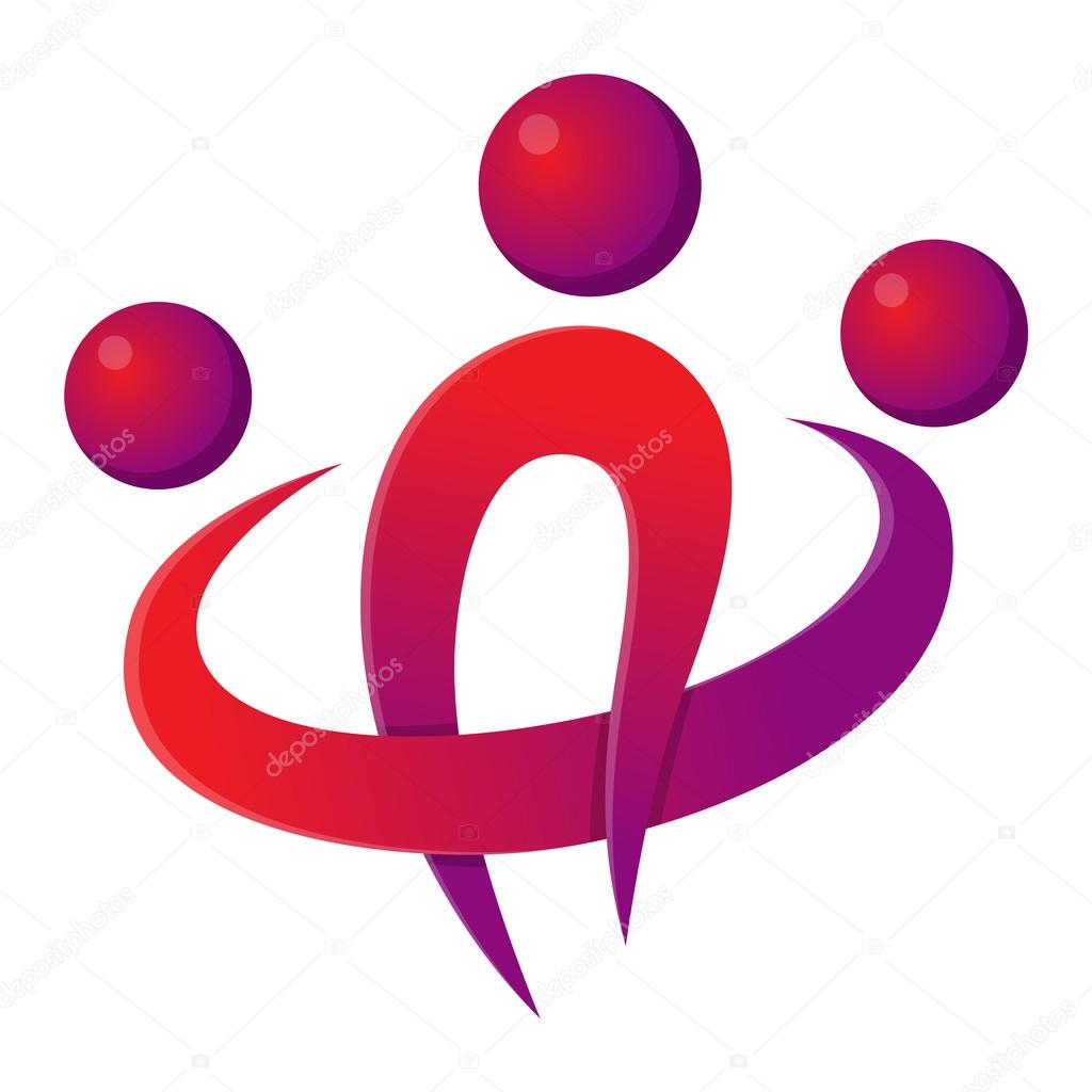 Silhouette of abstract people icon and abstract silhouette people. Performance silhouette logo people abstract figure pose. Set of abstract people logo silhouettes vector icon