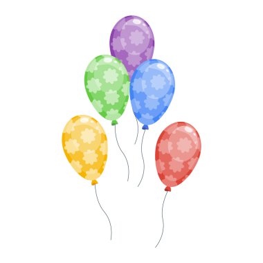 Balon vektör illüstrasyon izole