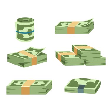 Doları para simge vektör simgesi
