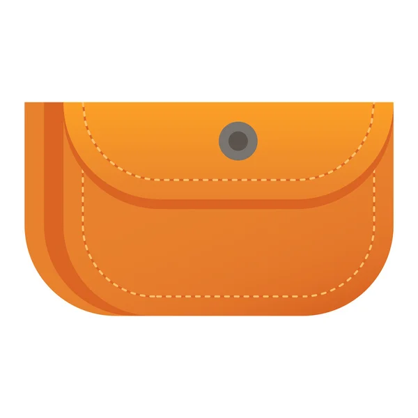 Cartera cartera vector icono — Vector de stock