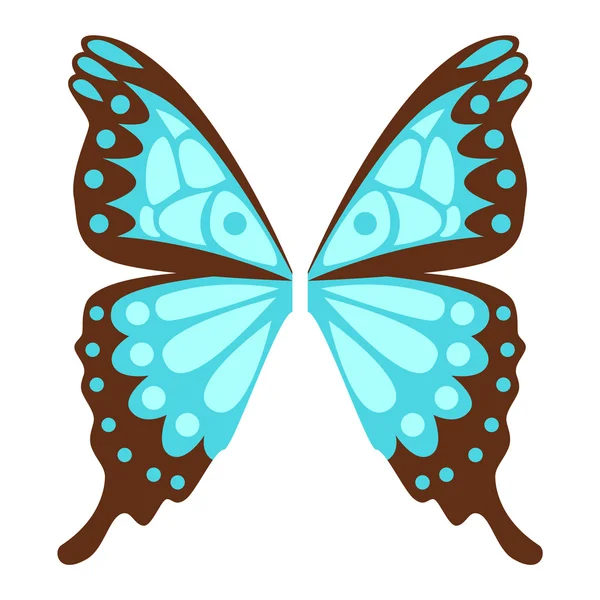 Butterfly wings isolerade vektorillustration — Stock vektor