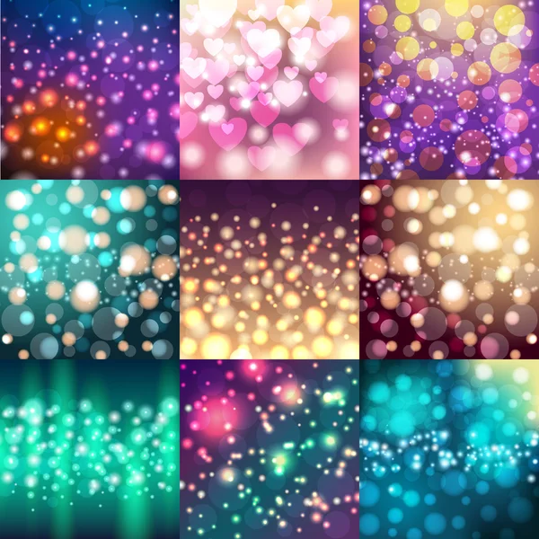 Abstracte bokeh achtergrond vector — Stockvector