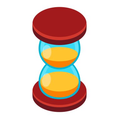 İzole kum saatleri vektör