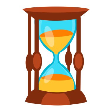 İzole kum saatleri vektör