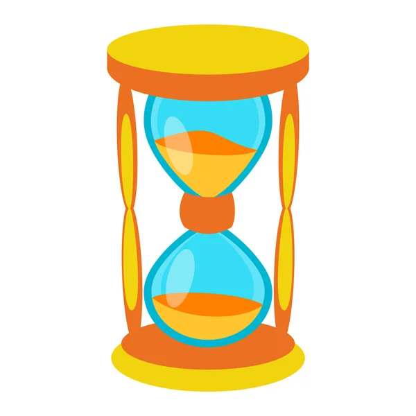 Reloj de arena vector aislado — Vector de stock