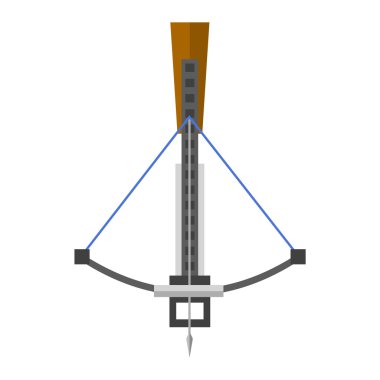 Tatar yayı arbalest vektör çizim