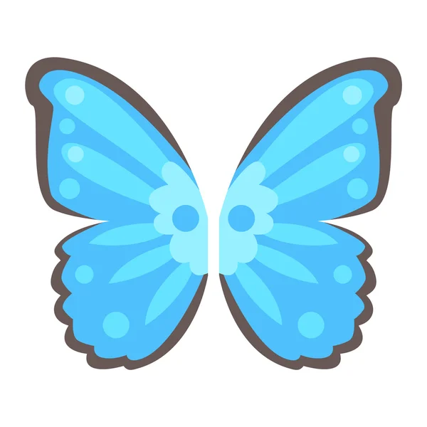 Butterfly wings isolerade vektorillustration — Stock vektor