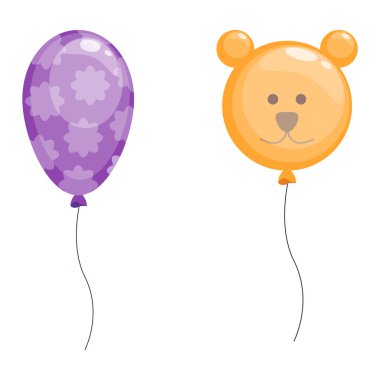 Balon vektör illüstrasyon izole