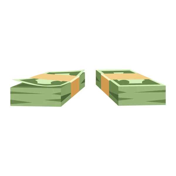 Dólar símbolo de dinero icono de vector — Vector de stock