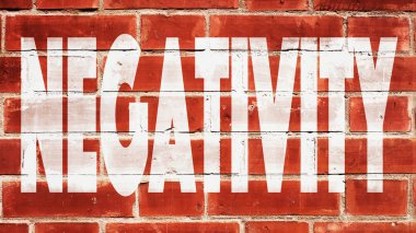 Olumsuzluk bir tuğla duvar