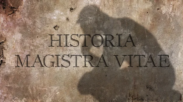 Historia Magistra Vitae. — Foto Stock