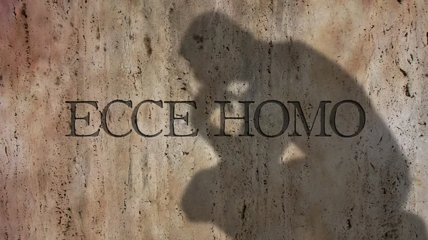 Ecce Homo. En latinsk fras. — Stockfoto