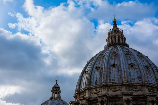 Daytime Top of Vatican Cathedral Cúpula Roma Itália — Fotografia de Stock
