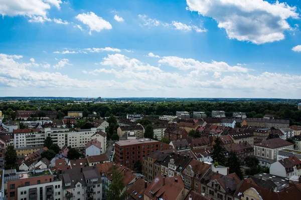 Obytná plocha Neu Ulm Letní den — Stock fotografie