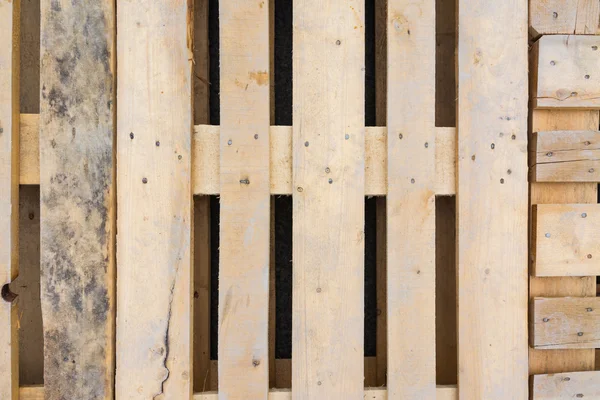 Paleta de textura de madera jaula cruda sin lijar Transporte — Foto de Stock