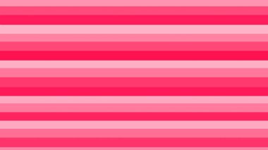 Pembe ve kırmızının çeşitli tonlarında, yatay çizgilerin soyut ve pürüzsüz deseni.