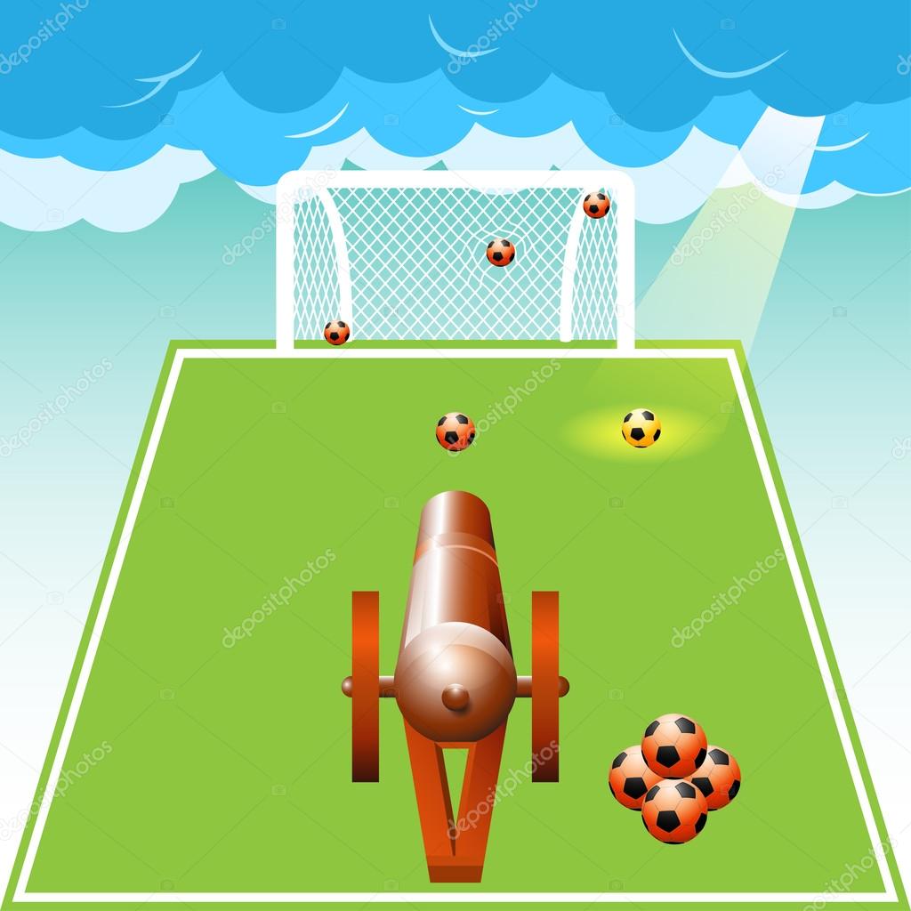 Risultato immagini per soccerball cannon