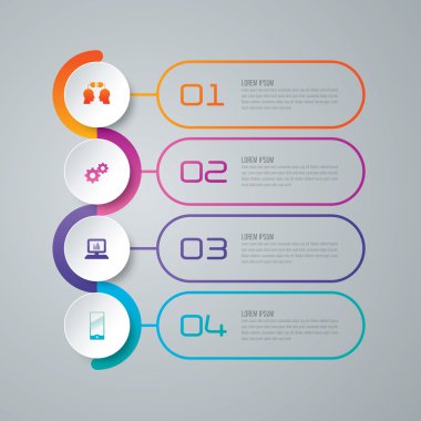 infographics tasarım şablonu