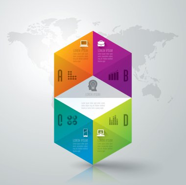 infographics tasarım şablonu