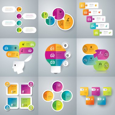 infographics tasarım şablonları