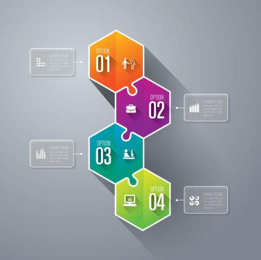 infographics tasarım şablonu