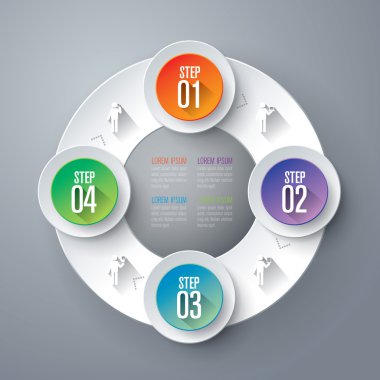 infographics tasarım şablonu