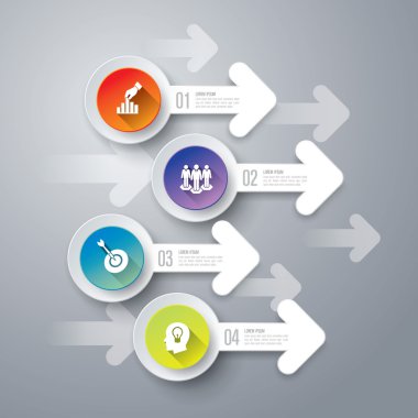 infographics tasarım şablonu