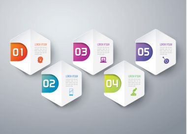 infographics tasarım şablonu