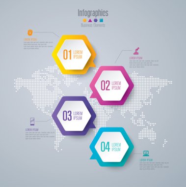 infographics tasarım şablonu