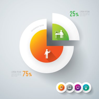 infographics tasarım şablonu