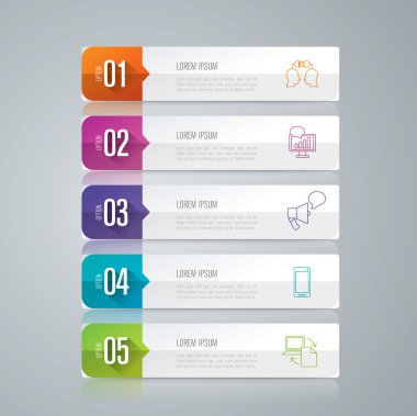 infographics tasarım şablonu