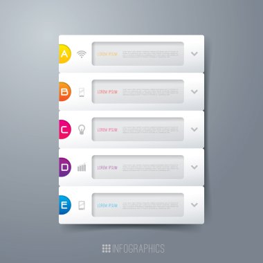 infographics tasarım şablonu