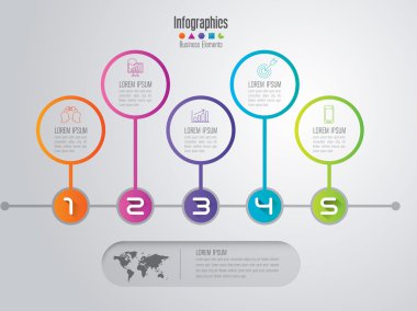 infographics tasarım şablonu
