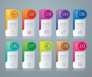 infographics tasarım şablonu 