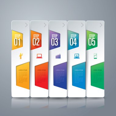 infographics tasarım şablonu