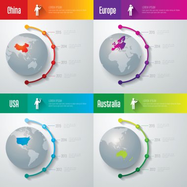 infographics tasarım şablonu