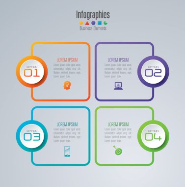 infographics tasarım şablonu