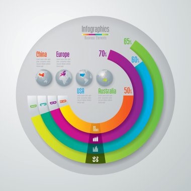 infographics tasarım şablonu