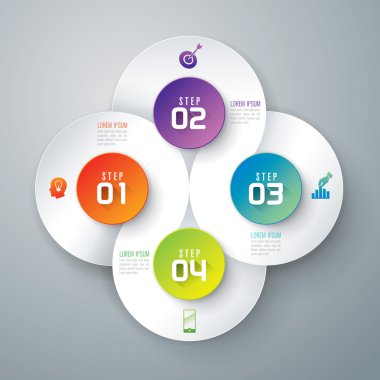 infographics tasarım şablonu