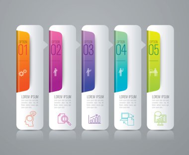 infographics tasarım şablonu