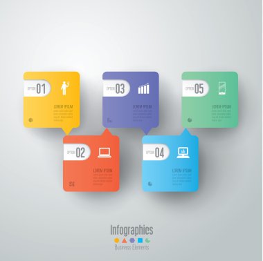 infographics tasarım şablonu