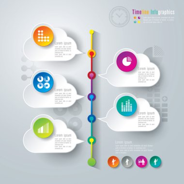 infographics tasarım şablonu