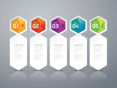 infographics tasarım şablonu