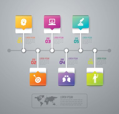 infographics tasarım şablonu 