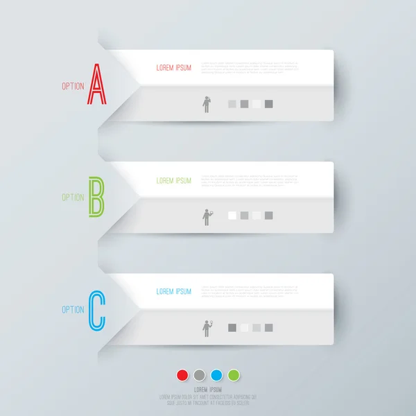 Design-Vorlage für Infografiken — Stockvektor