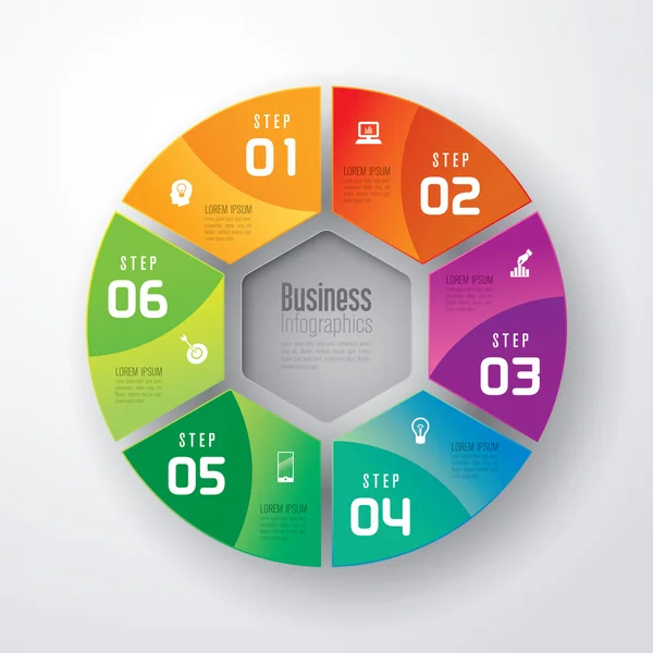 Plantilla de diseño infográfico — Archivo Imágenes Vectoriales