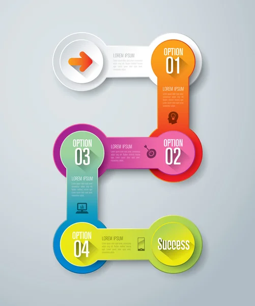 Infographics ontwerpsjabloon — Stockvector