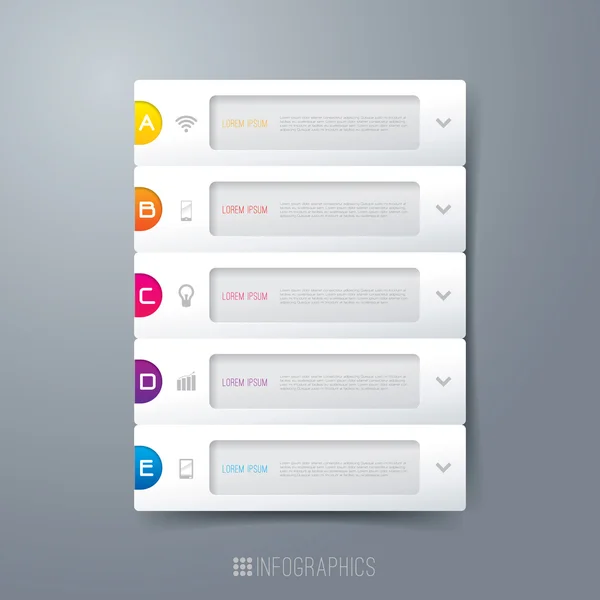 Plantilla de diseño infográfico — Archivo Imágenes Vectoriales