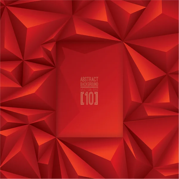 Textura poligonal roja — Archivo Imágenes Vectoriales