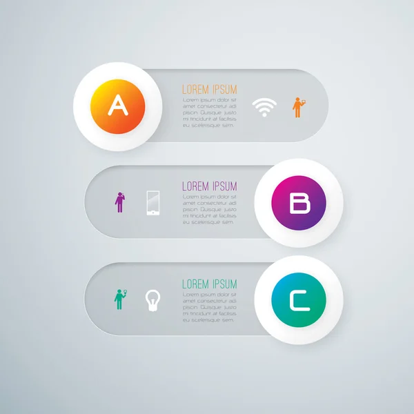 Plantilla de diseño infográfico — Archivo Imágenes Vectoriales